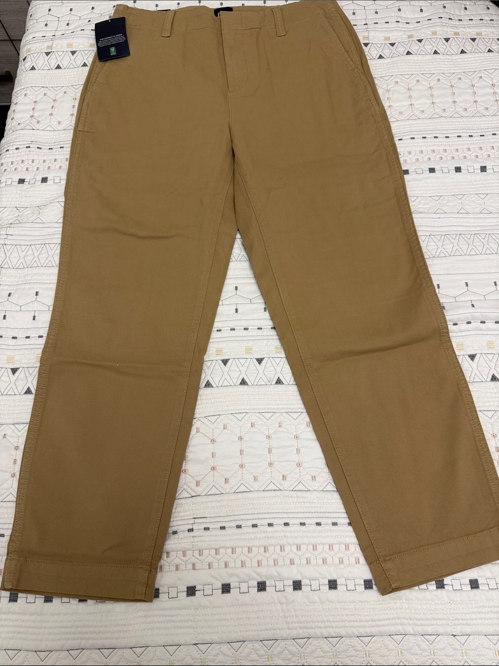 GAP Men's Khaki Straight-Leg Chinos - Brown